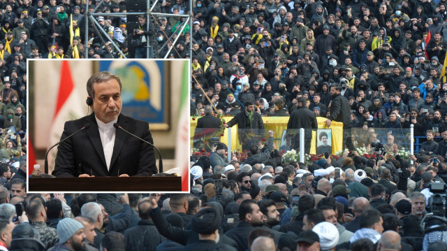 İran Dışişleri Bakanı Erakçi Nasrallah’ın cenaze töreninde alçak uçuş yapan İsrail uçaklarına tepki gösterdi