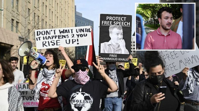 ABD’de protestolar büyüyor: Yüzlerce insan Filistinli öğrenci için sokaklara indi