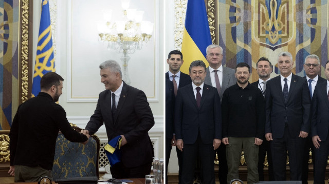 Bakan Bolat ve Bakan Yumaklı Zelenski ile görüştü: Kiev’de yol haritası çizildi