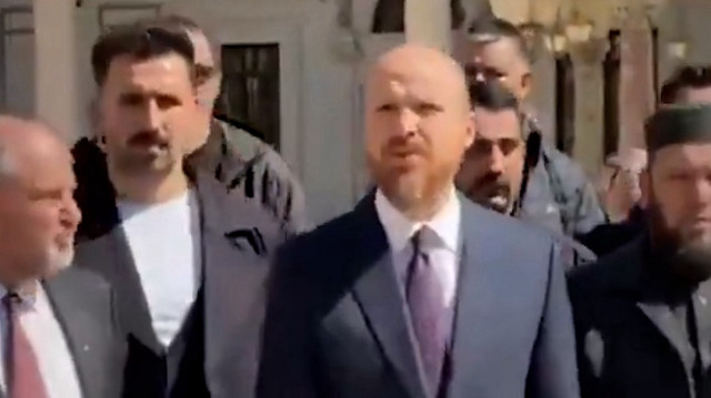 Bilal Erdoğan Şam Valisi Mahir Mervan ile tarihi Emevi Camii’nde