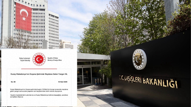 Dışişleri’nden Kuzey Makedonya’ya taziye mesajı