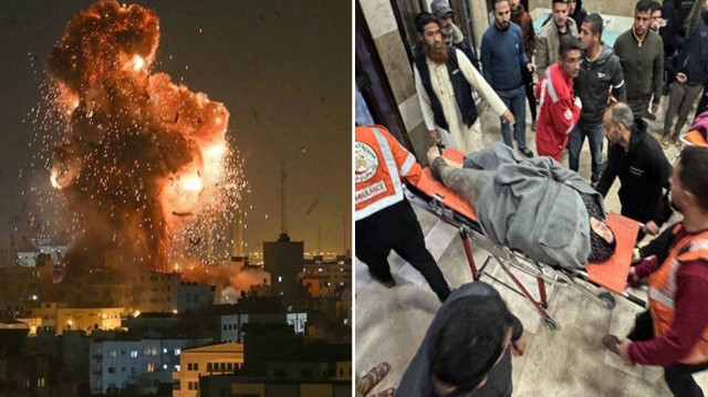 İsrail’in Refah’a düzenlediği hain saldırda bir kişi şehit oldu