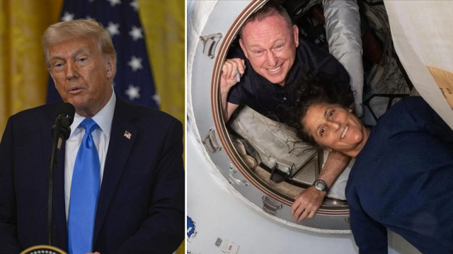 Trump’tan uzayda mahsur kalan astronotlara fazla mesai ödenmesi teklifi