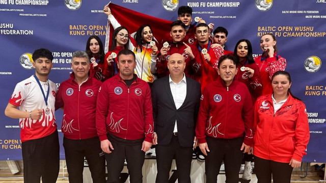 Wushu Kung Fu Baltık Açık Şampiyonası’nda 10 madalya kazandık