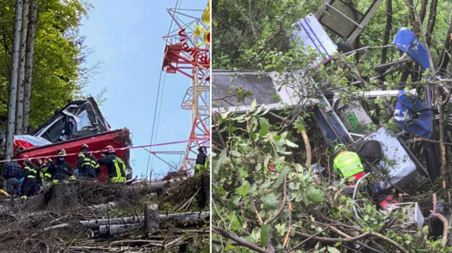 İtalya’da teleferik kabini yere çakıldı: 4 ölü