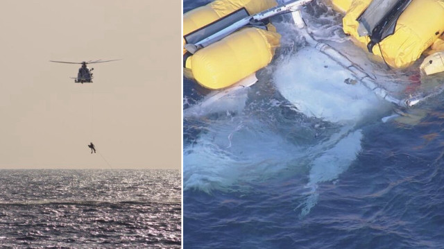 Japonya’da helikopter faciası: Kalkıştan 10 dakika sonra denize düştü