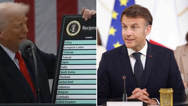 Macron’dan Trump’a ‘vergi’ tepkisi: Amerikalılar dünden daha fakir