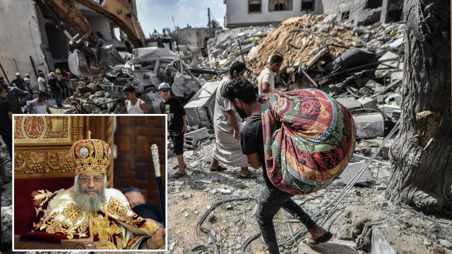 Mısır Kıpti Kilisesi: Gazze’deki zulme karşıyız Filistinlilerin göç ettirilmesini reddediyoruz