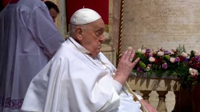 Papa Francis’in ölümünden önceki son görüntüleri: Paskalya kutlamalarına katılmıştı