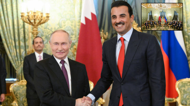 Putin ve Katar Emiri Al Sani’nin görüşmesinde gündem ‘Filistin’: 1967 sınırlarında bağımsız Filistin Devleti kurulmadan barış sağlanamaz