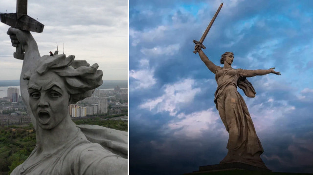 2. Dünya Savaşı’ndan kalma heykelden ceset çıktı