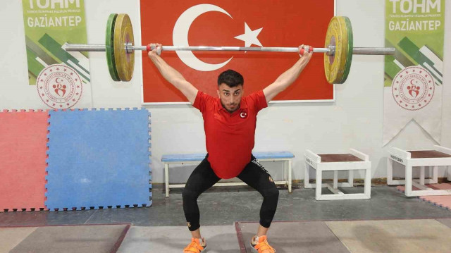 Avrupa şampiyonu milli halterci Harun Algül’ün hedefi olimpiyat madalyası