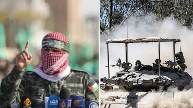 Kassam Tugayları işgalci İsrail askerlerini hedef aldı