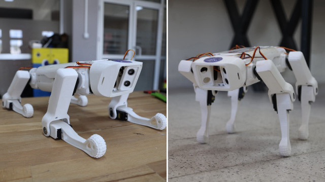 Bayburtlu öğrencilerden görme engelliler için yapay zeka destekli robot köpek