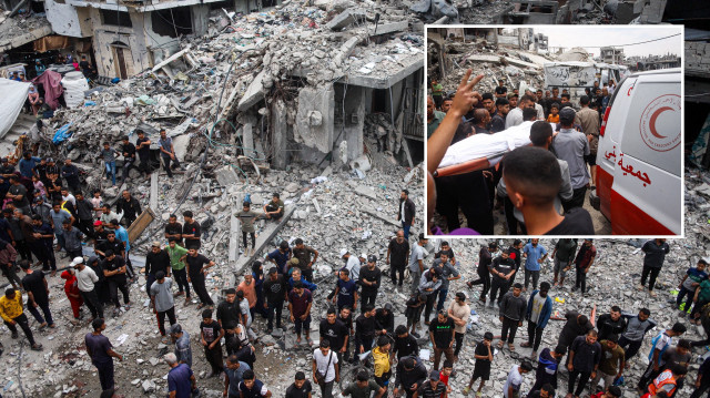 Katil İsrail yardım merkezine saldırı düzenledi: 3 Filistinli hayatını kaybetti, 46 kişi yaralandı