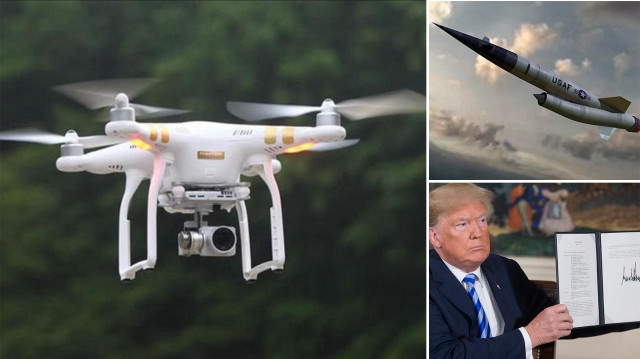 Trump, ABD’de süpersonik uçuşları teşvik etmek ve dron endüstrisini güçlendirmek için emirler imzaladı