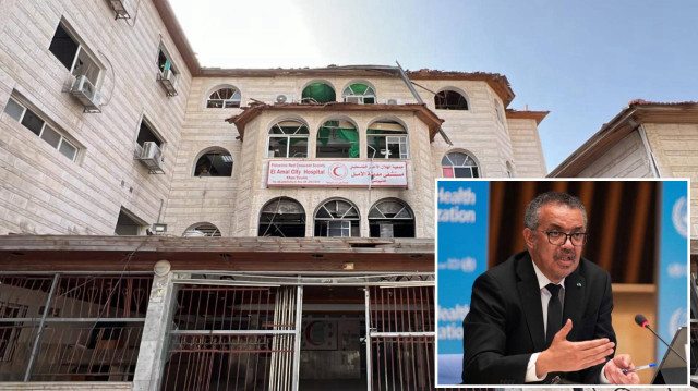DSÖ Gazze’nin güneyindeki Emel Hastanesinin hizmet dışı kaldığını bildirdi