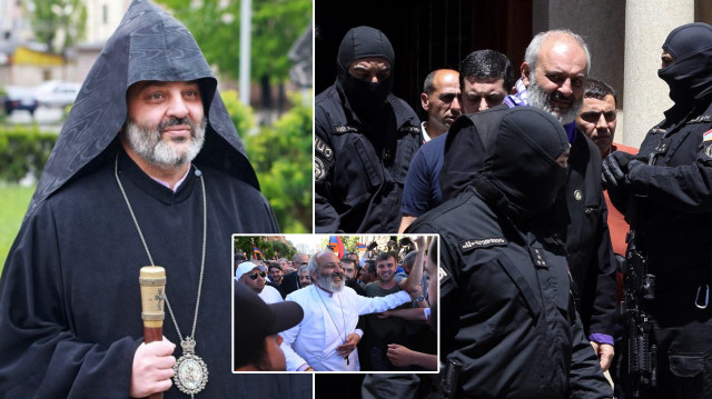 Ermenistan fena karıştı: Darbeci Başpsikopos tutuklandı