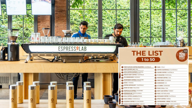 Espressolab dünyanın en iyi kahve dükkanları listesinde 11’inci oldu
