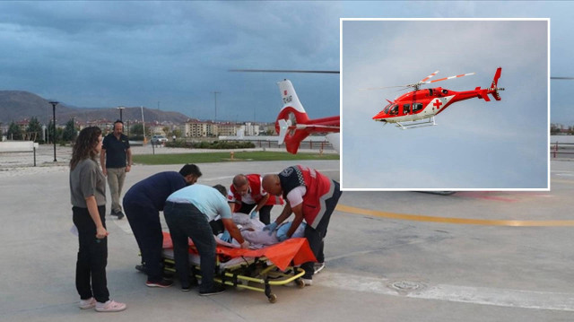 İlaçtan zehirlendi: 17 yaşındaki hasta helikopter ambulansla Ağrı’ya sevk edildi