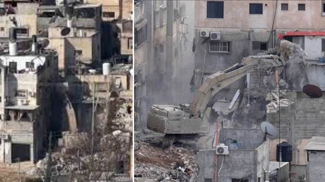 İsrail ordusu yargı kararına rağmen Tulkerim Mülteci Kampı’nda Filistinlilerin evlerini yıkıyor