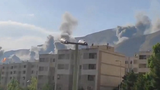 İsrail Tahran’da askeri üs dahil farklı noktaları vurmaya başladı