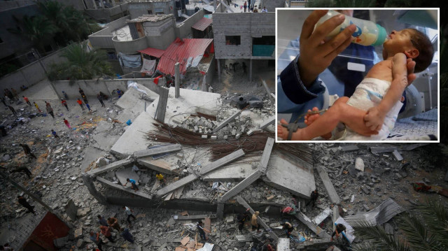 İsrail’in Gazze’ye ablukası sonucu 66 çocuk açlık nedeniyle hayatını kaybetti