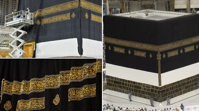 Kabe’nin örtüsü ‘kisve’ yenilendi