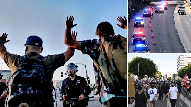 Los Angeles’ta sokağa çıkma yasağı ilan edildi