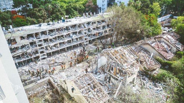 Tel Aviv’de deprem olmuş gibi