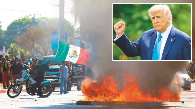 Trump’tan göçmen protestosuna sert çıkış: Los Angeles’ı özgürleştireceğiz