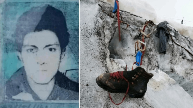 28 yıl önce kaybolmuştu: Buzullar eriyince ortaya çıktı, bedeni hiç bozulmamış