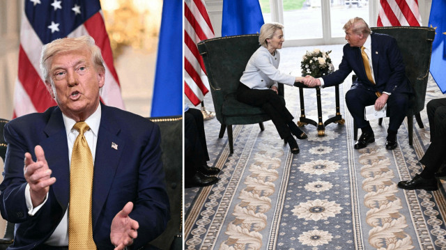 ABD ve AB’den ticaret anlaşması: Trump ‘Bence bu şimdiye kadarki en büyük ticaret anlaşması’ dedi