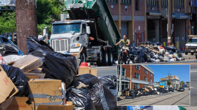 ABD’de ‘İzmir’ rüzgarı: Grev nedeniyle Philadelphia şehrinde çöp yığınları oluştu