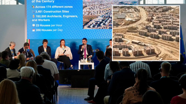 Bakan Kurum asrın inşa seferberliğini dünyaya anlattı: Artık saatte 23 günde 550 konut üretiyoruz