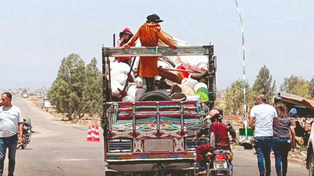 Bedevi aileler katliamdan kaçtı