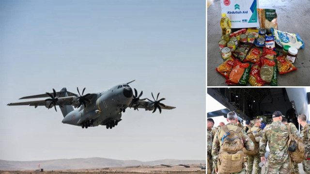 Belçika’dan Gazze’ye havadan yardım: 15 ton malzeme paraşütle bırakıldı