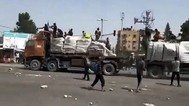 Ebu Şebab değil güvenlik personeli: Yardım dağıtımına çete baskını iddiası yalanlandı