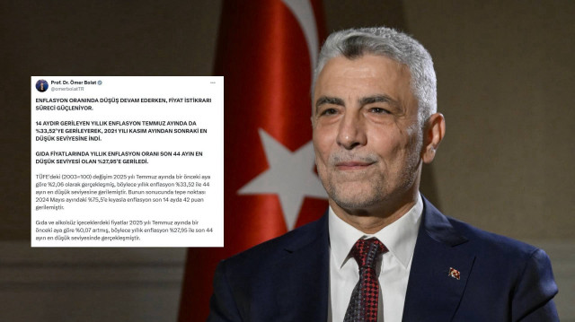 Enflasyon 44 ayın en düşüğüne geriledi: Ticaret Bakanı Bolat’tan açıklama