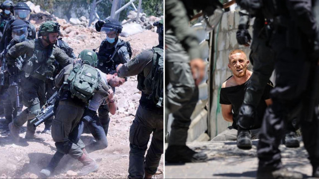 Filistin topraklarını gasbeden İsrailliler Batı Şeria’nın kuzeyinde 3 Filistinliyi darbetti