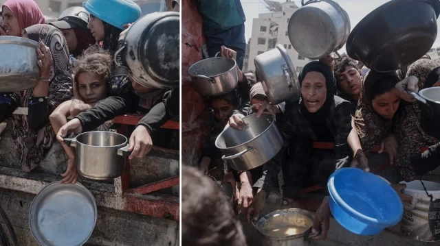 Gazze’de son 24 saatte 3’ü çocuk 9 kişi daha açlıktan hayatını kaybetti