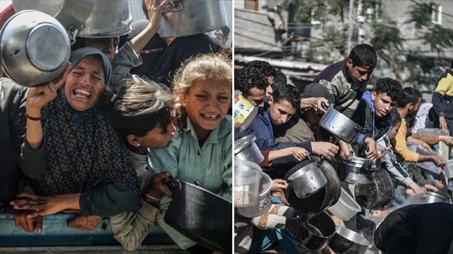 Gazze’de son 24 saatte biri çocuk 6 kişi daha açlıktan hayatını kaybetti