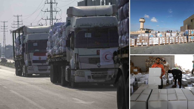 Gazze’deki hükümet: 10 günde girmesi gereken 6 bin yardım tırından sadece 853’ü giriş yapabildi