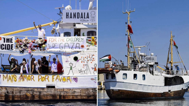 ‘Handala’ Gazze yolunda