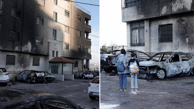 İşgalci İsrailliler Batı Şeria’da Filistinlilere ait iki aracı ateşe verdi