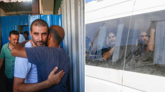 İsrail ağır koşullarda alıkoyduğu 10 Gazzeliyi serbest bıraktı