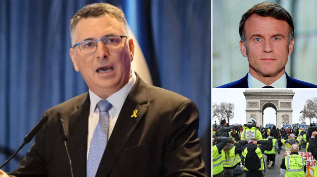 İsrail Dışişleri Bakanı Sa’ar’dan Fransa’ya ‘sokak’ tehdidi