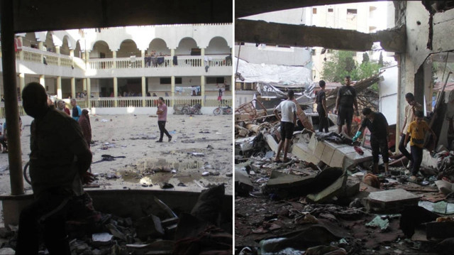 İsrail Gazze’de bir okula saldırı düzenledi: Yaralılar var