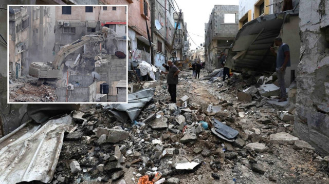 İsrail, Tulkerim Mülteci Kampı’nda Filistinlilere ait evleri yıkmaya devam ediyor