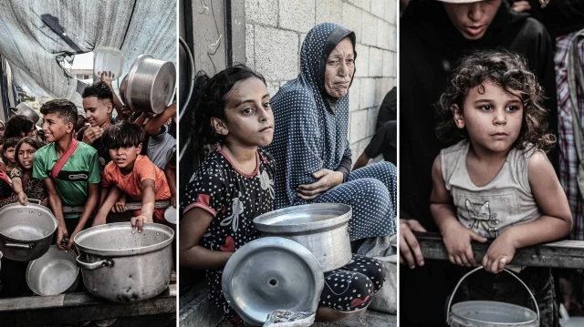 İsrail’in kıtlığı dayattığı Gazze’de son 24 saatte 3’ü çocuk 13 kişi daha açlıktan hayatını kaybetti
